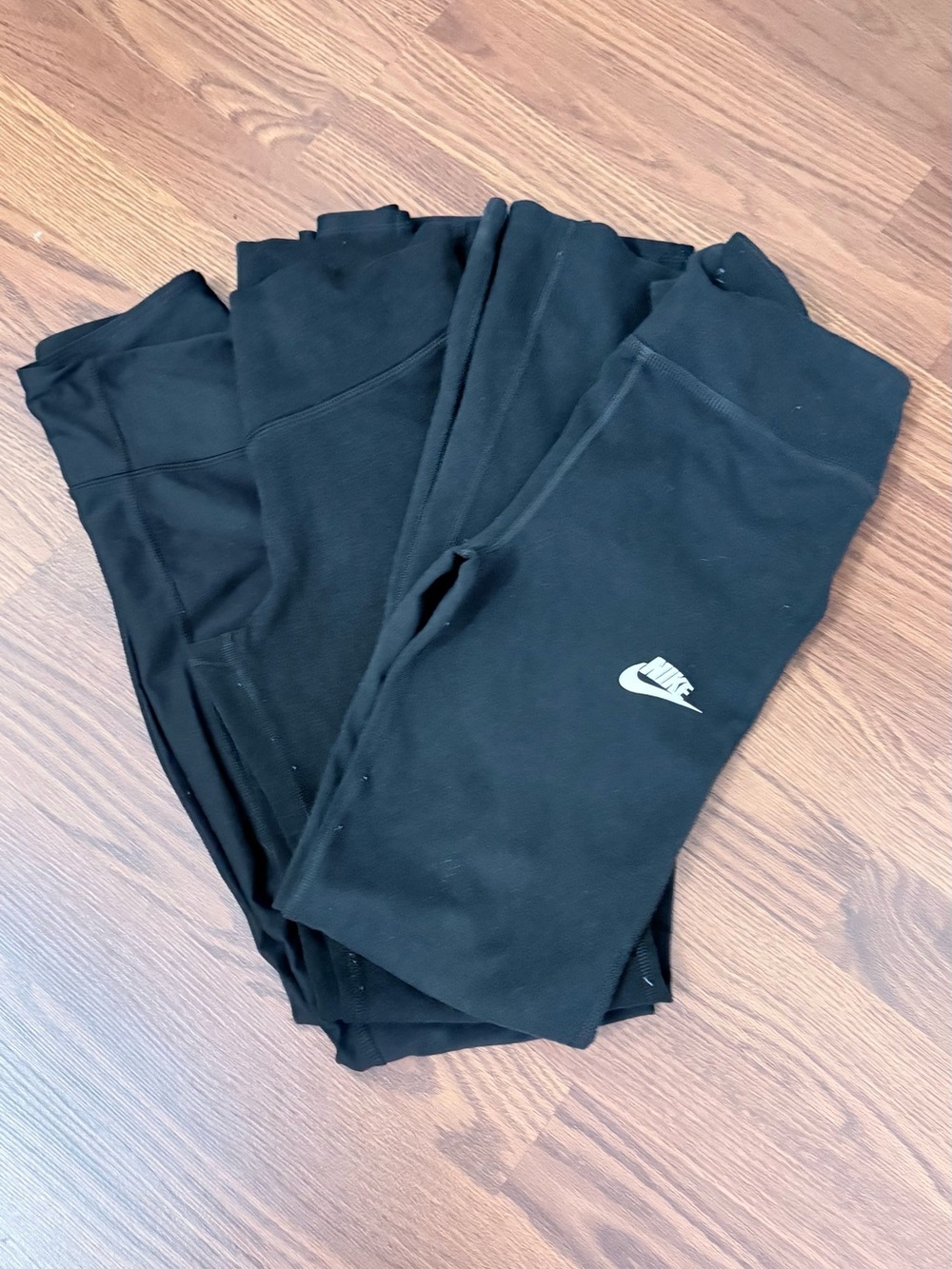 3 pair bundle: (1)Nike, (2)Old Navy Black Athletic Flare Leggings